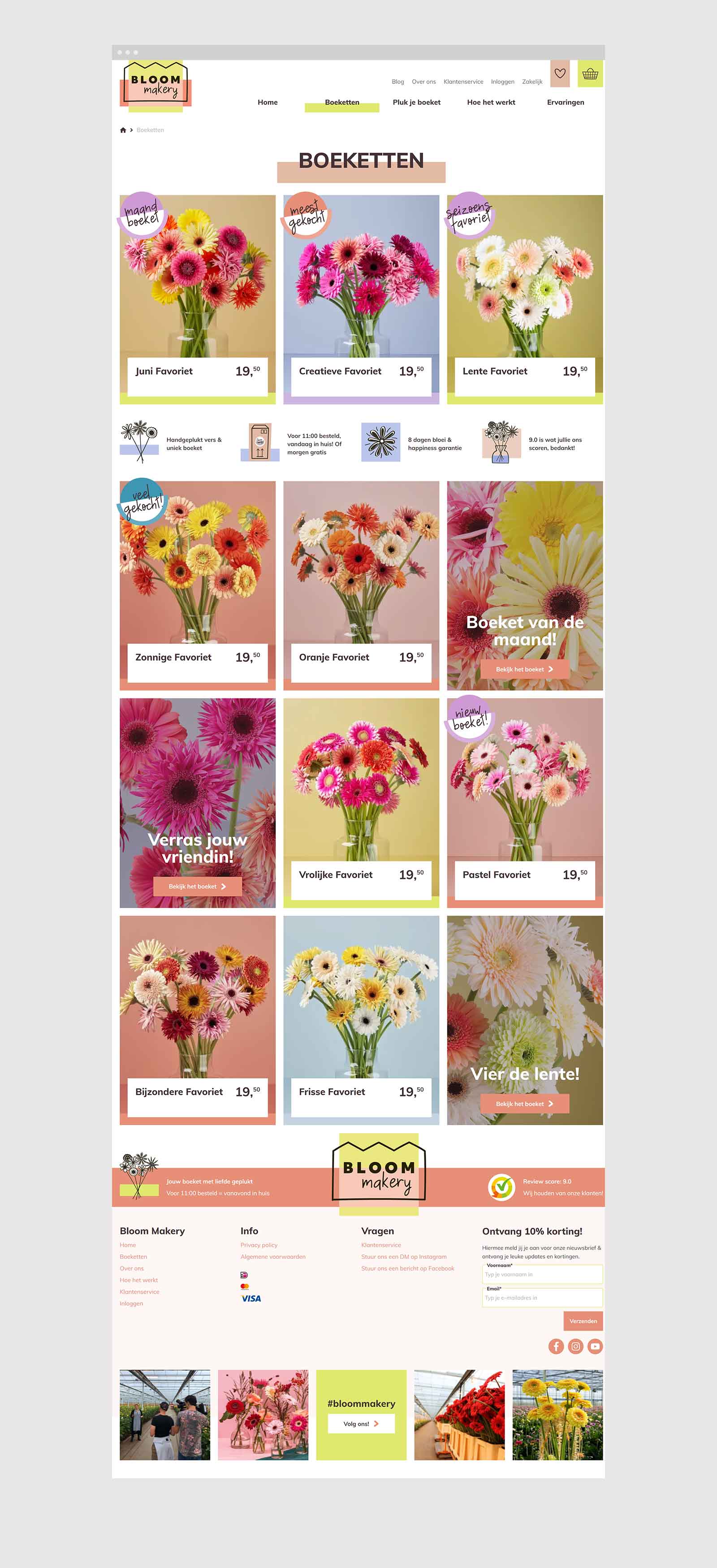 Bloommakery categorie pagina